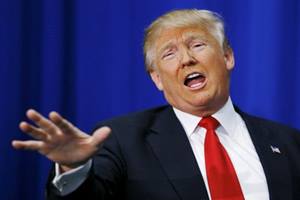 Trump has appeared to wrestle with his controversial pledge to expel everyone living in the US illegally with the help of a 'deportation force.' (Reuters)