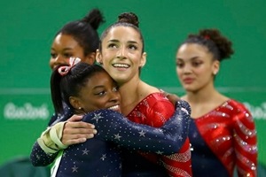 And just like that, the young women in the glittery red-and-blue leotards national team coordinator Martha Karolyi has molded into a global force relaxed.And dominated. (Reuters) And just like that, the young women in the glittery red-and-blue leotards national team coordinator Martha Karolyi has molded into a global force relaxed.And dominated. (Reuters)