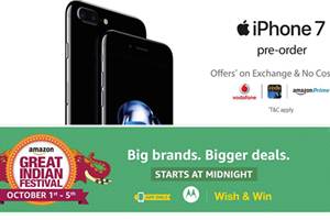 Amazon, Amazon Great Indian Festival, Amazon Great Indian sale, amazon india, amazon mobile, amazon offers, Amazon Great Indian sale start, Moto G4, Moto G4 sale, Moto G4 price, Redmi Note 3, Redmi Note 3 price, Redmi Note 3 sale on amazon sale, Microsoft Surface Pro 4, iphone 7, iphone 7 pre bookimg, iphone 7 price on Amazon, amazon offers today, amazon offers on mobile, amazon smartphone offer Amazon, Amazon Great Indian Festival, Amazon Great Indian sale, amazon india, amazon mobile, amazon offers, Amazon Great Indian sale start, Moto G4, Moto G4 sale, Moto G4 price, Redmi Note 3, Redmi Note 3 price, Redmi Note 3 sale on amazon sale, Microsoft Surface Pro 4, iphone 7, iphone 7 pre bookimg, iphone 7 price on Amazon, amazon offers today, amazon offers on mobile, amazon smartphone offer