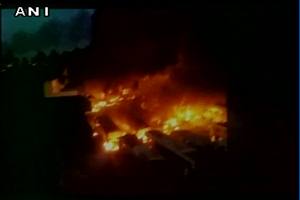 Thirty to forty buses have been set ablaze at city's KPN bus depot, a report said. (ANI) Thirty to forty buses have been set ablaze at city's KPN bus depot, a report said. (ANI)