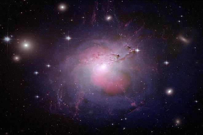 The cluster is one of the largest known structures in the neighborhood, 4,000 million light-years away from Earth (Source: AP) The cluster is one of the largest known structures in the neighborhood, 4,000 million light-years away from Earth (Source: AP)