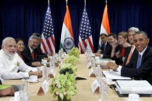 In his intervention on the concluding day of the summit, Prime Minister Narendra Modi acknowledged that climate change was one of the foremost challenges with the Paris Agreement showing the way forward. (Reuters)