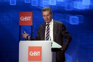 Commissioner Guenther Oettinger also urged fellow Austrians to reject populist views that could deter technology experts from migrating to Europe to help drive development. (Source: Reuters) Commissioner Guenther Oettinger also urged fellow Austrians to reject populist views that could deter technology experts from migrating to Europe to help drive development. (Source: Reuters)