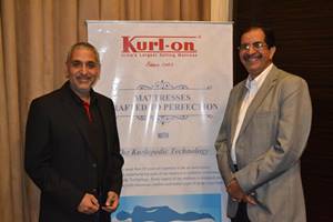 Ravi Sahgal, EVP & Business Head, Kurlon & T.Sudhakar Pai, MD Kurlon Enterprise Ltd