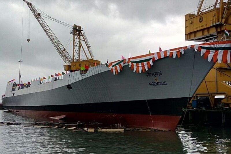 Mormugao, Mormugao launch, Mormugao Indian Navy, Mormugao warship, Mormugao photos, Mormugao missile destroyer, Mormugao MDL, Mormugao Make in India, Mormugao ship, Indian Navy ship, Indian Navy news, defence news