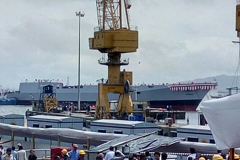 Mormugao, Mormugao launch, Mormugao Indian Navy, Mormugao warship, Mormugao photos, Mormugao missile destroyer, Mormugao MDL, Mormugao Make in India, Mormugao ship, Indian Navy ship, Indian Navy news, defence news