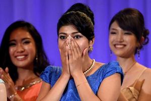 Racism in Japan is quite out in the open as is discrimination against women and the beauty pageant has brought these old festering wounds out in the open again with Priyanka as the latest victim. (Source: AFP) 