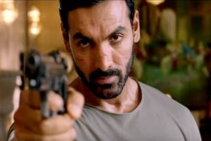 Just like his last release Dishoom, John is seen in a tough no-nonsense Mumbai cop avatar, so similar that it'll make you cringe! (Source: YouTube)