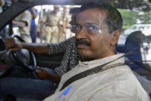 With placards saying 'Kejriwal Go back', Congress activists alleged his MLAs were involved in outraging the modesty of women and the leader of such persons will not be tolerated in Punjab. (Reuters)