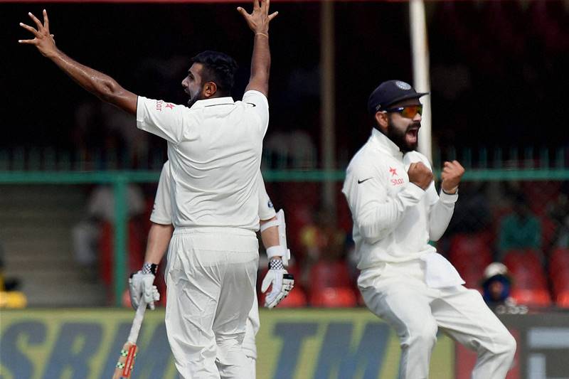 India vs New Zealand, ind vs nz, Cricket score, India vs New Zealand Day 4, India, new zealand, new zealand vs India, nz vs ind, Kanpur Test, Ind vs nz photos, R Ashwin, Ravindra Jadeja, Virat Kohli, kanpur test
