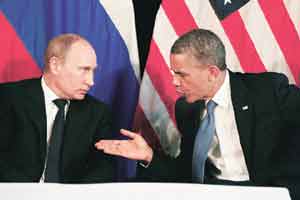 In comments that underline how deeply a hacking scandal and differences over Syria and Ukraine have damaged US-Russia relations, Maria Zakharova, the Foreign Ministry's spokeswoman, told a news conference Washington was playing a dangerous game. In comments that underline how deeply a hacking scandal and differences over Syria and Ukraine have damaged US-Russia relations, Maria Zakharova, the Foreign Ministry's spokeswoman, told a news conference Washington was playing a dangerous game.