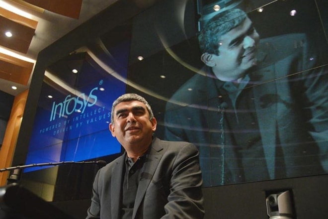 Infosys CEO Vishal Sikka Infosys CEO Vishal Sikka