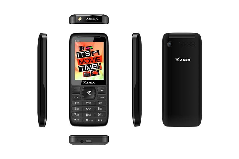 Ziox DelightVid design is uncluttered and has a scalloped back surface that gives better grip while the slim form makes it easy to carry and is comfortable to hold. The device offers a 2.4” display offering a comfortable viewing experience. The UI makes for seamless navigation.