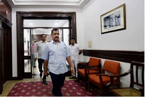 Delhi Chief Minister Arvind Kejriwal's tryst with controversy has taken an ugly turn when chairman and managing director of the Delhi State Industrial and Infrastructure Development Corporation (DSIIDC), K R Meena, wrote a letter to the AAP convener seeking an apology for his behaviour during a recent meeting. (PTI)