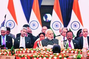 Prime Minister Narendra Modi at the recently-concluded BRICS Summit in Benaulim, Goa 