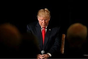 The real estate magnate has insisted he would never give up the White House race and wrote on Twitter on Sunday that Republicans who are attacking him are "self-righteous hypocrites." (Reuters) The real estate magnate has insisted he would never give up the White House race and wrote on Twitter on Sunday that Republicans who are attacking him are "self-righteous hypocrites." (Reuters)