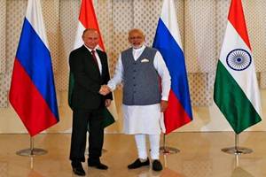 On his part, Putin said the two countries were closely cooperating in the fight against terror.(Reuters)