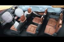  Dual front and driver knee airbags with ABS on all variants add to the occupant safety. 