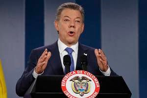 Colombian President Juan Manuel Santos won the 2016 Nobel Peace Prize. (AP) Colombian President Juan Manuel Santos won the 2016 Nobel Peace Prize. (AP)