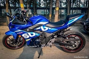Suzuki GSX-250R spied undisguised