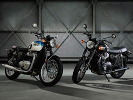 Triumph reveals Bonneville T100 at 2016 Intermot