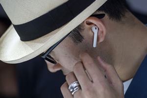 The delay comes on the eve of Apple’s scheduled Thursday event for its updated Mac computer line, when the AirPods’ availability also was expected to be announced. (Bloomberg) The delay comes on the eve of Apple’s scheduled Thursday event for its updated Mac computer line, when the AirPods’ availability also was expected to be announced. (Bloomberg)