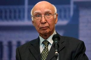 According to Sartaj Aziz, India was escalating tensions with Pakistan at the Line of Control "to deflect the attention of the world from Kashmir issue". (Reuters)
