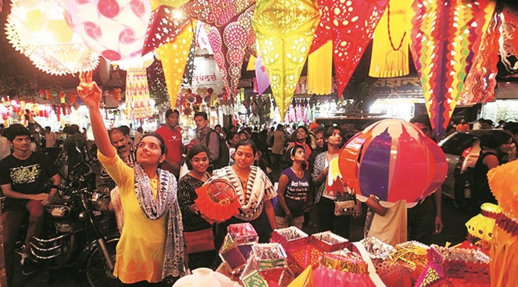 Much before Diwali, people are seen exchanging gifts, excited kids start burning crackers almost a week early. (PTI) Much before Diwali, people are seen exchanging gifts, excited kids start burning crackers almost a week early. (PTI)