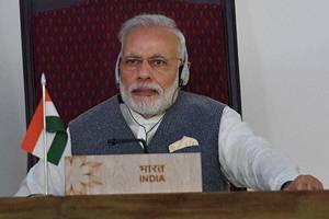 "Remembering the noble ideals and pure thoughts of Maharshi Valmiki on Valmiki Jayanti. His impact on our society is phenomenal," Modi said in a tweet. (PTI)