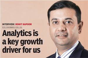 A combination of deep domain knowledge, strong delivery capabilities, and investments in 
technology offerings is helping EXL achieve significant market success, says Rohit Kapoor, who co-founded EXL