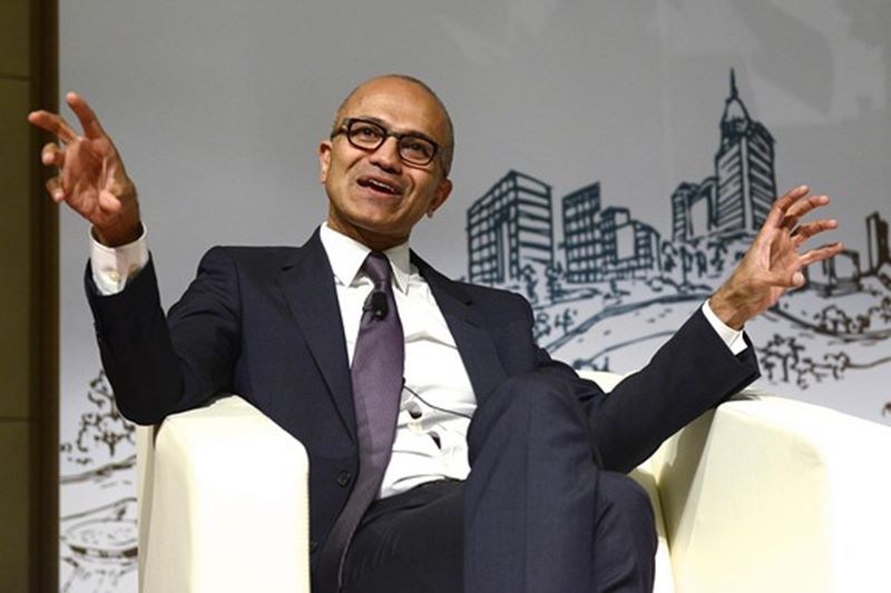 Satya Nadella, Satya Nadella pay, Satya Nadella pay packet, Satya Nadella salary, Satya Nadella salary package, Satya Nadella stock options, Satya Nadella performance, Microsoft, Microsoft salaries, Microsoft pay, Microsoft Satya Nadella pay, Amy Hood pay, Amy Hood salary, Kevin Turner pay, Peggy Johnson pay, microsoft news