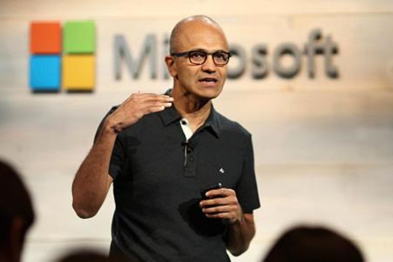 Satya Nadella, Satya Nadella pay, Satya Nadella pay packet, Satya Nadella salary, Satya Nadella salary package, Satya Nadella stock options, Satya Nadella performance, Microsoft, Microsoft salaries, Microsoft pay, Microsoft Satya Nadella pay, Amy Hood pay, Amy Hood salary, Kevin Turner pay, Peggy Johnson pay, microsoft news