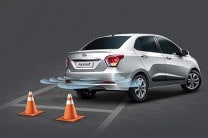  Rear camera for higher trim levels adds to the convenience while reversing in tight spots 