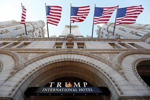 The Trump International Hotel opened on September 12. The Trump Organization won a 60-year lease from the federal government to transform the historic Old Post Office building on Pennsylvania Avenue into a hotel. (Reuters)