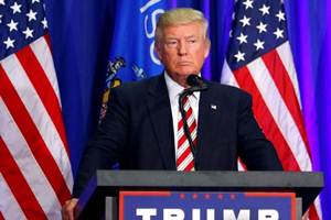 The firebomb was thrown on Saturday night through a window of the office in the predominantly Democratic Orange county, charring furniture and campaign posters, but caused no injuries, the police said. (Reuters) The firebomb was thrown on Saturday night through a window of the office in the predominantly Democratic Orange county, charring furniture and campaign posters, but caused no injuries, the police said. (Reuters)