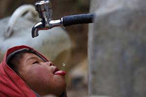 The MoU also envisions a more sustainable management of water resources in India with an objective of tackling the challenges posed by water management in the context of growing population, competing water demands and a changing climate. (Reuters)
