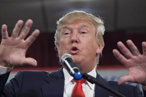 The good news is that if there’s one thing you can say for sure about Trump, it’s that he’s not ideological (Reuters)