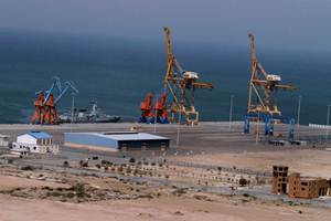 With the operationalisation of the revamped Gwadar port, the multibillion dollar China-Pakistan Economic Corridor, linking western China to the Arabian Sea, became a reality. (AP) With the operationalisation of the revamped Gwadar port, the multibillion dollar China-Pakistan Economic Corridor, linking western China to the Arabian Sea, became a reality. (AP)