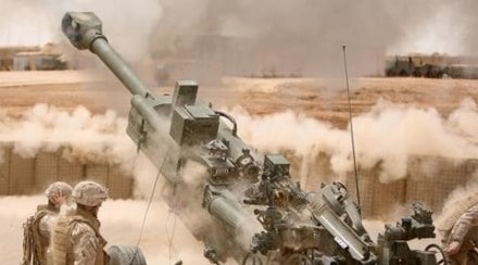 The M777 Howitzer is a 155mm 39 calibre towed gun. (US Army photo) The M777 Howitzer is a 155mm 39 calibre towed gun. (US Army photo)