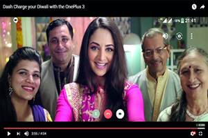 One Plus 3 ad campaigns: Just another festive film