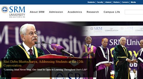 Salient features of this year admission is that NRI, PIO and OCI card holders will have an option to seek admission by appearing for SRMJEEE (UG). (Image Source: Website)