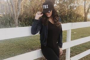 Simone shared a picture of her dressed up as the popular Bollywood star with a caption that read, "My name is Alex Parrish ... it all started 9 months ago at the FBI academy." (Instagram)
