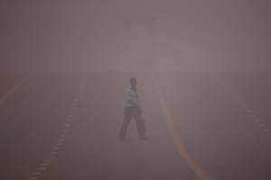 We are equal culprits in this. Had we not burnt firecrackers, we wouldn’t have been suffering from this smog,” a local told ANI. (Reuters)