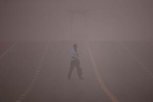 We are equal culprits in this. Had we not burnt firecrackers, we wouldn’t have been suffering from this smog,” a local told ANI. (Reuters)