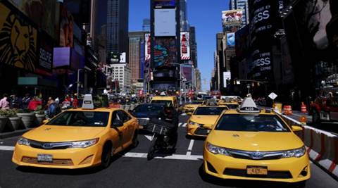 The man, who was not identified, was driving a white sport-utility vehicle and can be heard calling another driver in a video an "Arab", a "terrorist" and a "loser", the Washington Post reported. (Reuters)