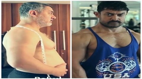 Aamir Khan, aamir weight, aamir khan weight, aamir weight loss, aamir weight gain, aamir khan body, dangal, aamir khan dangal, aamir khan dangal body, aamir khan exercise, bollywood, movies, entertainment, movies updates, dangal behind the scenes