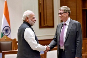 Bill Gates with PM Modi Bill Gates with PM Modi