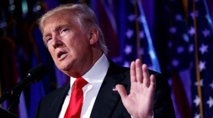 The San Antonio Express-News reports the skit, titled ''The Assassination of Donald Trump,'' was performed last week at Marshall High School. One of the boys used a gunfire sound effect from a cellphone; the other boy, playing Trump, fell to the ground. (Associated Press) The San Antonio Express-News reports the skit, titled ''The Assassination of Donald Trump,'' was performed last week at Marshall High School. One of the boys used a gunfire sound effect from a cellphone; the other boy, playing Trump, fell to the ground. (Associated Press)