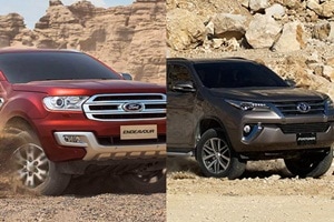 Toyota Fortuner is based on the IMP Platform, the Ford Endeavour underpins T6 platform