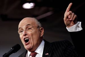 Rudy Giuliani, a member of Trump's inner circle, had been considered a leading candidate for attorney general, but at a public forum in Washington yesterday, he said he would not be heading the Justice Department. Rudy Giuliani, a member of Trump's inner circle, had been considered a leading candidate for attorney general, but at a public forum in Washington yesterday, he said he would not be heading the Justice Department.
